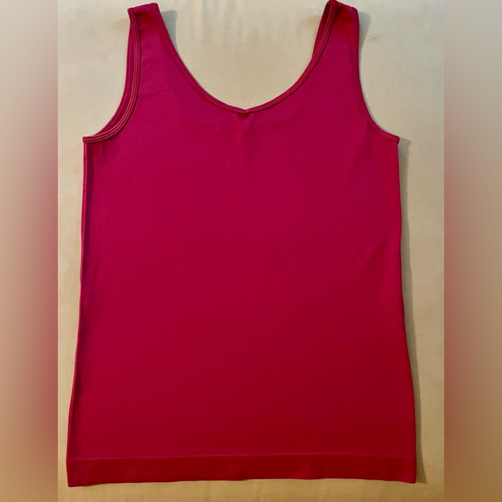 White House Black Market Reversible Fuchsia Tank Top